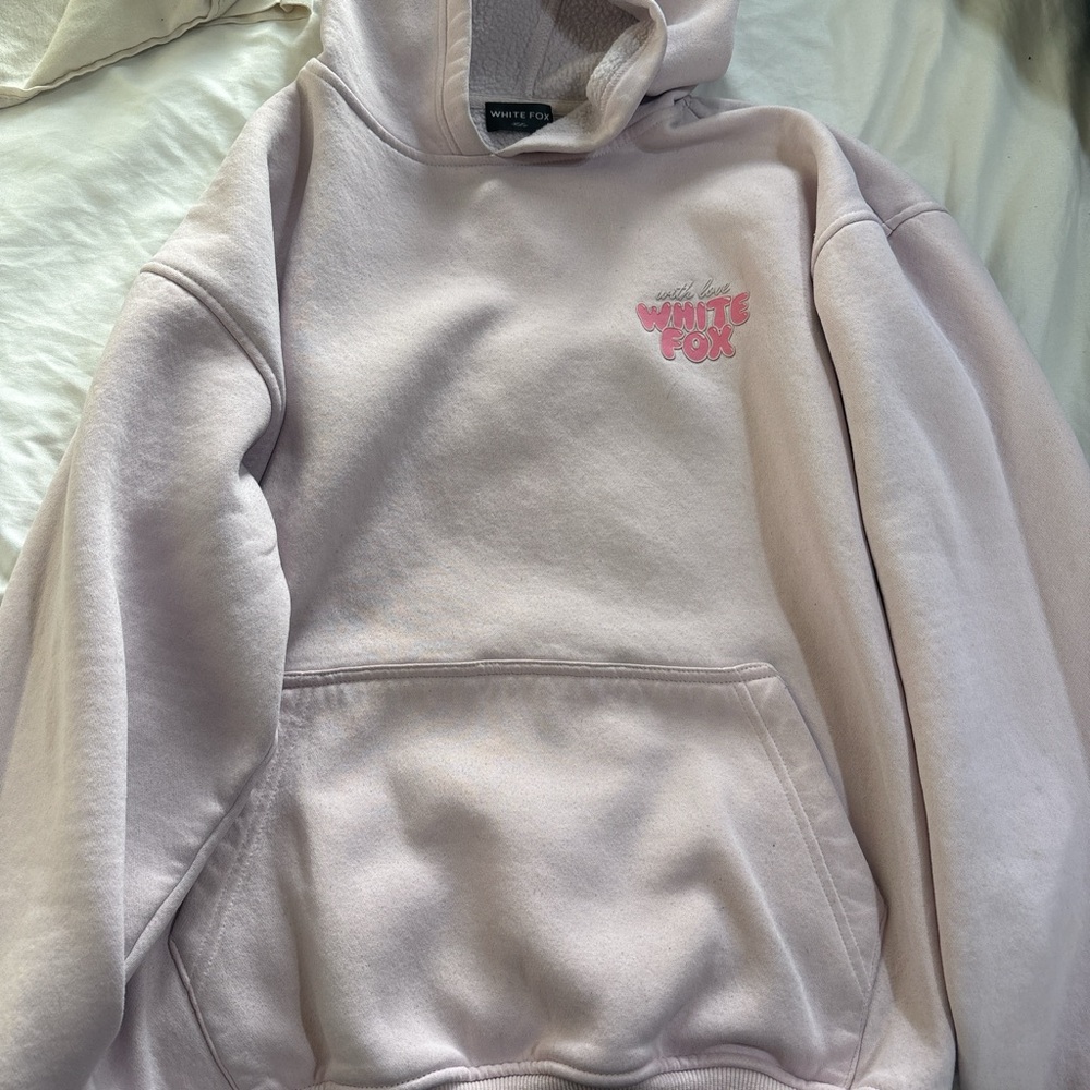 White Fox Boutique Light Pink Hoodie